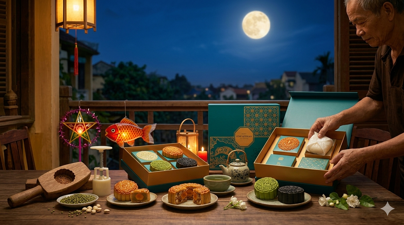 Nghề làm bánh Trung thu: Giữ hồn xưa trong từng chiếc bánh đoàn viên